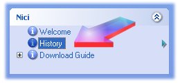 select the history page