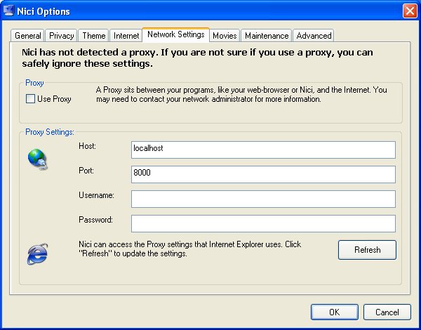 internet connection proxy