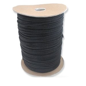 1000 Foot Black Parachute Cord Paracord