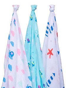 CozyCloud Organic Swaddle Baby Blankets