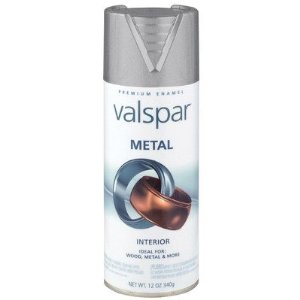 Valspar 465-66005 SP 12 Oz Brushed Nickel Metal Spray Paint