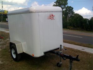 small enclosed cargo trailer