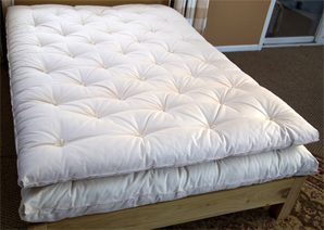 wool mattress pad topper